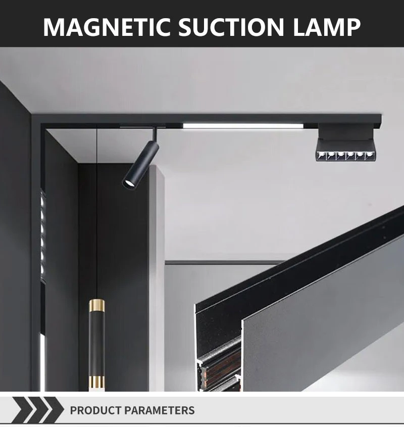 Magnetic Absorption Track Lamp Commercial Lighting LED Silicone Soft Lamp