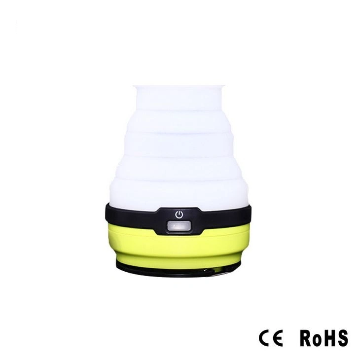 Outdoor Portable Solar Retractable Silicone LED Camping Lamp